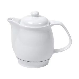 Tekanna 40 cl av fältspatporslin från Exxent.