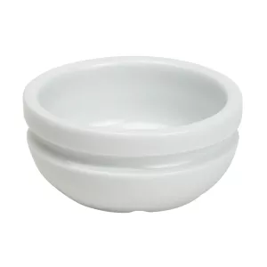 Smörskål 6,5 diameter cm från Exxent av fältspatporslin.