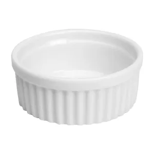 Ramekin från Exxent som är 7 diameter cm och höjd 3 cm av fältspatporslin.