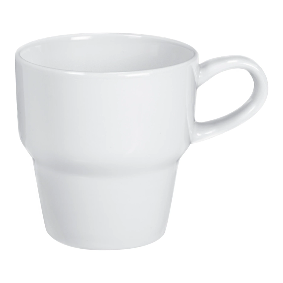 Monza mugg 27 cl från Exxent av vit fältspatporslin.