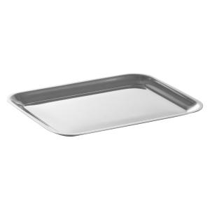 Serveringsbricka, rostfritt, 20,5x15,5 cm