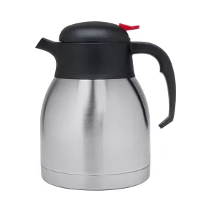 Vacuum termoskanna i rostfritt från Exxent som rymmer 1 liter.