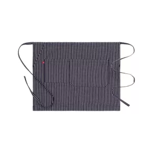 Midjeförkläde 4061 i marin randig Denim från Segers.