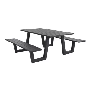 Bolid picnicset från Brafab som är 180x189 cm och antracitgrå.