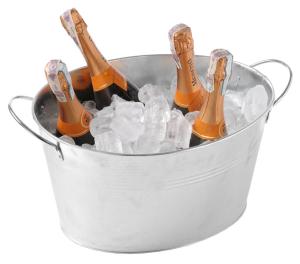 Partybalja galvaniserat stål 40x33x22 cm