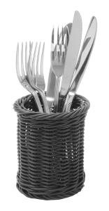 Bestickkorg, polypropylen, 10 diameter cm, svart