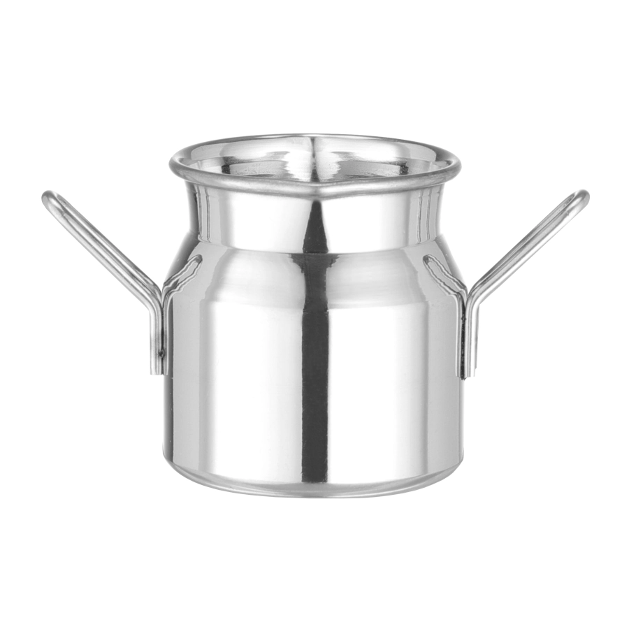 Mini mjölkkärl rostfritt