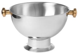 Champagnekylare, 37 diameter cm, rostfritt/guldhandtag