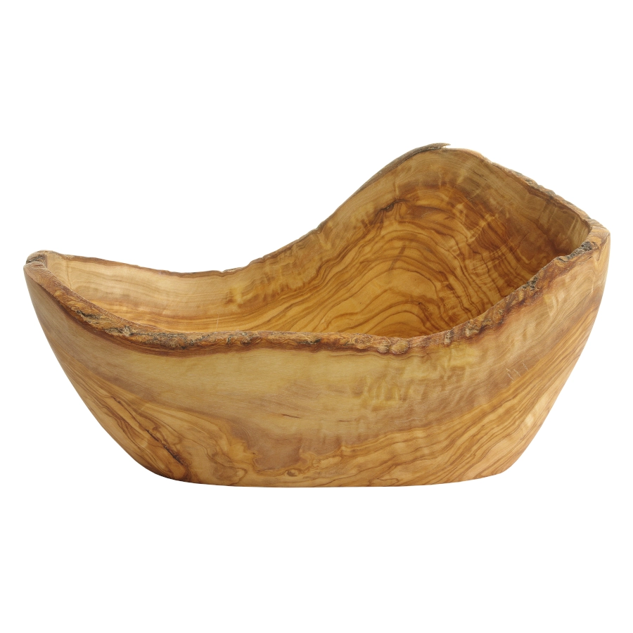 Skål, 30x19 cm, höjd 11 cm, olivträ