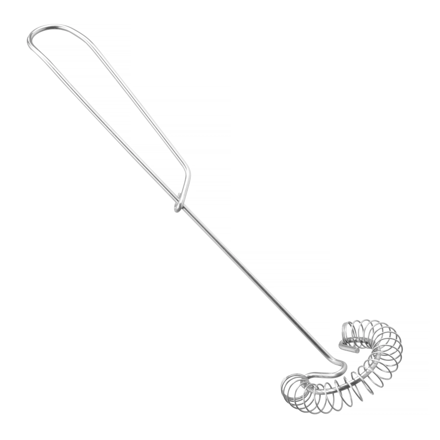 Spiralvisp 28 cm av rostfritt stål från Hendi.