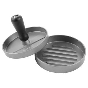 Hamburgerpress 12 diameter cm av aluminium med nonstick från Hendi.