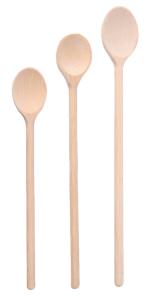 Träskedar 30, 35 och 40 cm - 3 st/fp