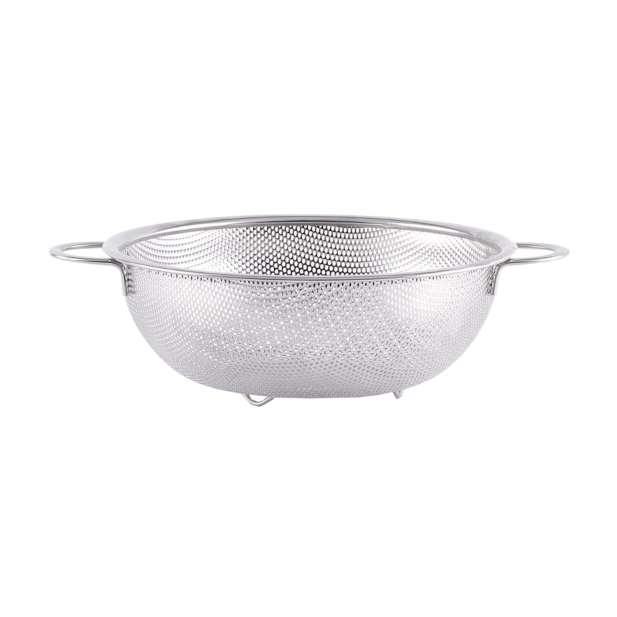 Durkslag från Hendi med 2 handtag som står på en bas och finns i olika storlekar.