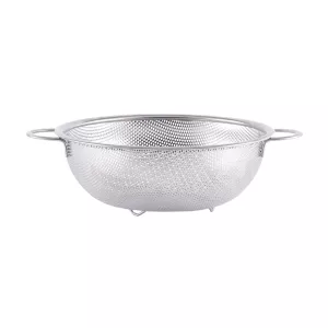 Durkslag från Hendi med 2 handtag som står på en bas och finns i olika storlekar.