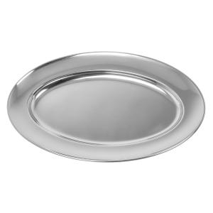 Serveringsfat ovalt rostfritt