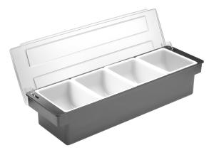 Cocktaildispenser, plast, 4 fack