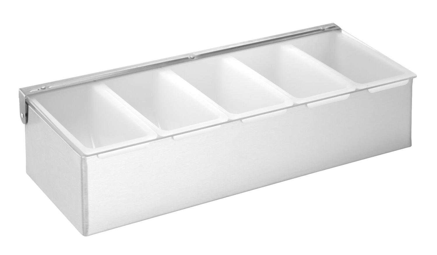 Cocktaildispenser 5 fack rostfritt/plast