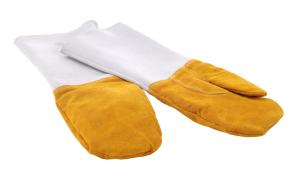 Grillvantar, läder, värmetåliga, extra långa - 2 st/fp