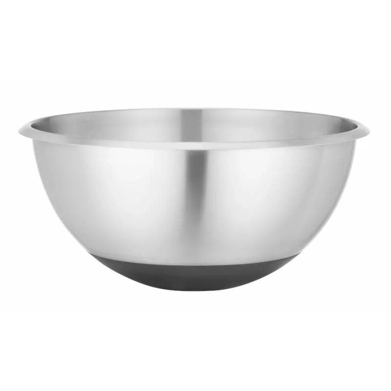 Bunke av rostfritt stål med silikonbotten från Hendi som rymmer 3 liter.