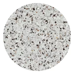 Bordsskiva Malaga Terrazzo rund från Wersatin.
