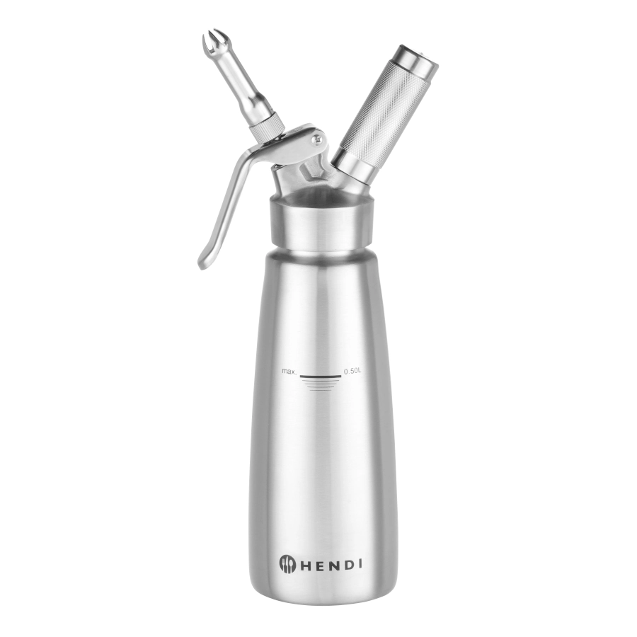 Gräddsifon rostfritt stål Profi Line 0,5 eller 1 liter Hendi - sifon ...