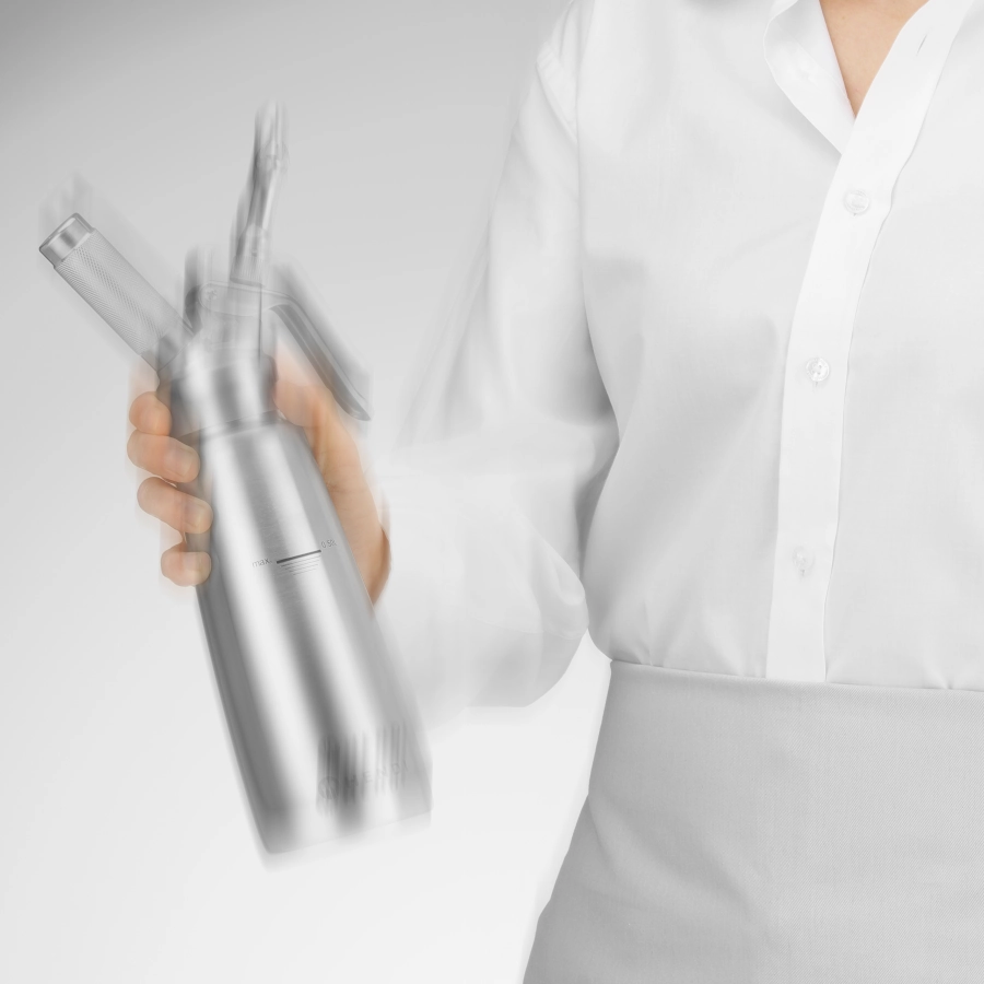 Gräddsifon rostfritt stål Profi Line 0,5 eller 1 liter Hendi - sifon ...