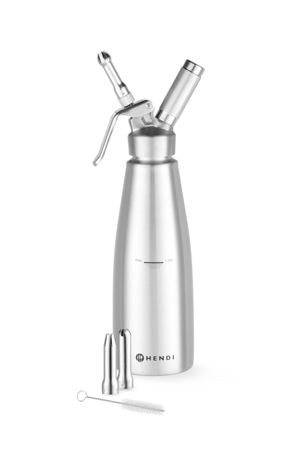 Gräddsifon rostfritt stål Profi Line 0,5 eller 1 liter Hendi - sifon ...