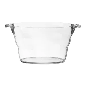 Champagnekylare och partybalja av transparent plast från BarUp.