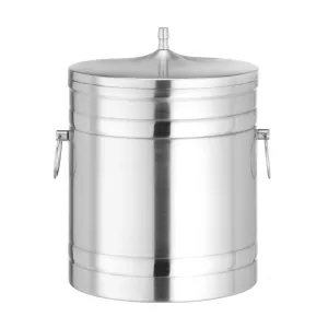 Ishink i rostfritt stål med lock som rymmer 5 liter från BarUp.