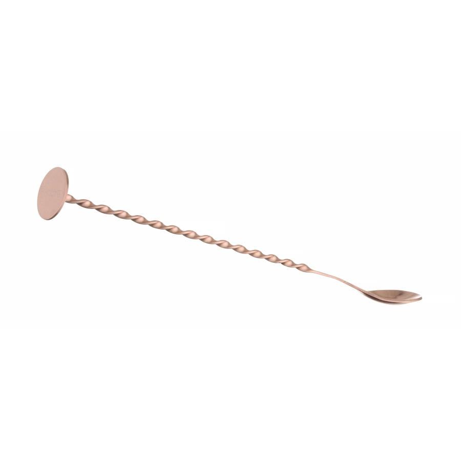 Barsked 28 cm med muddler från BarUp i koppar.