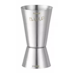 Jigger 25/50 ml i matt rostfritt från BarUp.