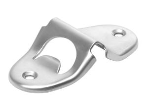 Flasköppnare, rostfritt, väggmontage