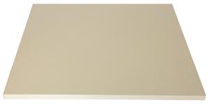 BA20 laminat bordsskiva 59x59 cm elfenbensvit demo