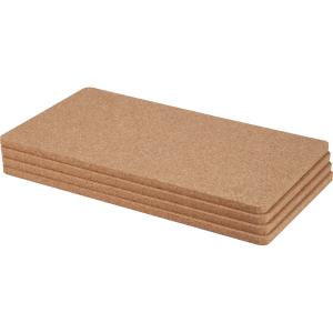 Planksteksunderlägg kork - 4 st/fp