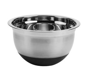 Bunke rostfritt med silikonbotten