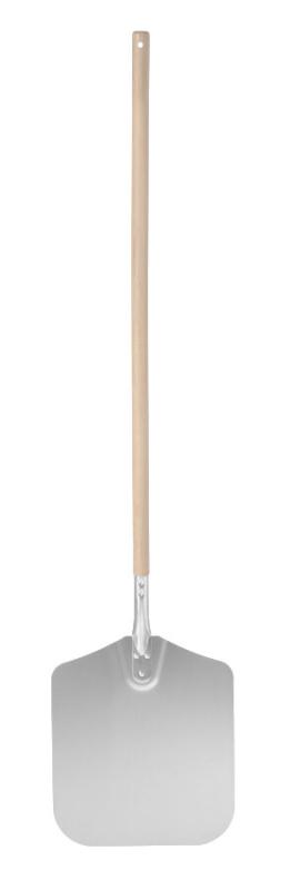 Pizzaspade fyrkantig långt träskaft