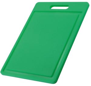 Skärbräda, plast, 35x25x1,2 cm, grön