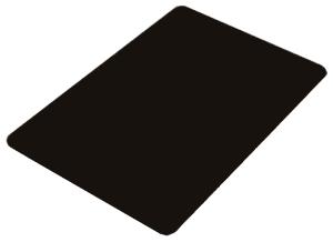 Skärbräda, plast, 51x38x1,25 cm, svart