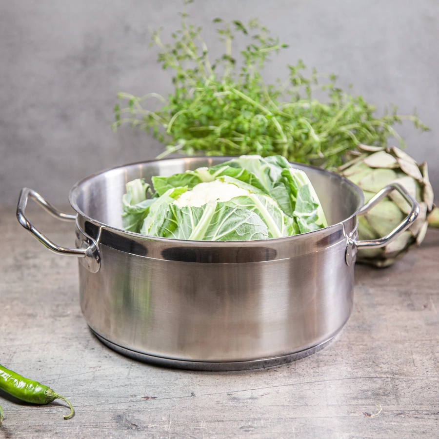 Kittel i rostfritt från Exxent.