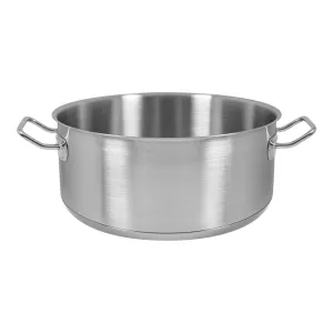 Kittel, rostfritt, låg, 28 diameter cm, 8 liter