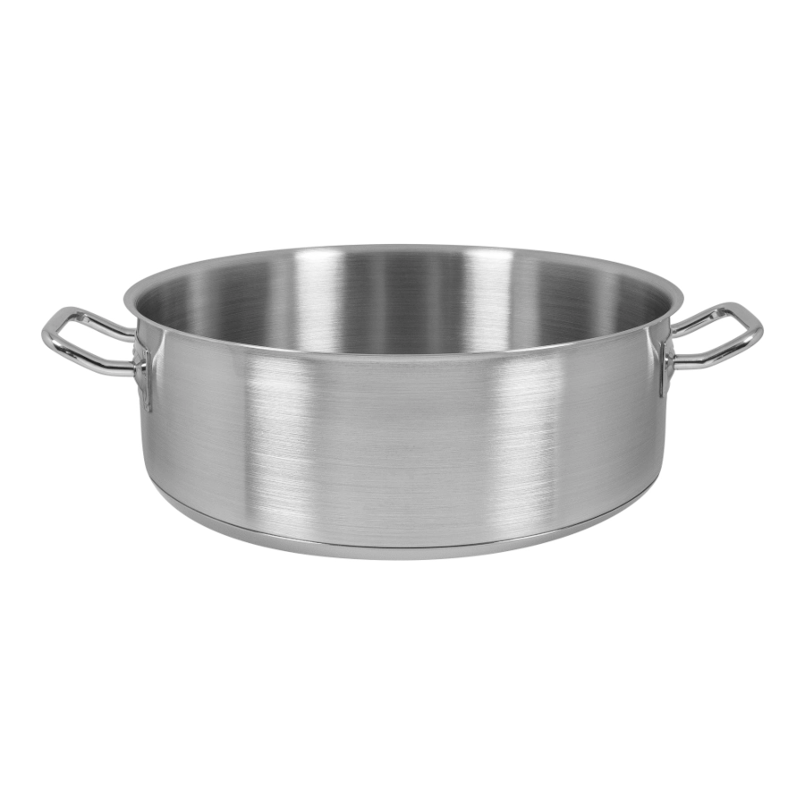 Kittel, rostfritt, låg, 40 diameter cm, 18,8 liter