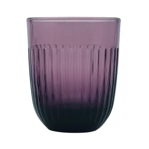 Ouessant vattenglas 29 cl från La Rochère i aubergine.