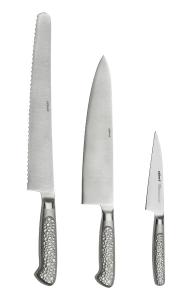 Professional paket, skalkniv, kockkniv och brödkniv - 3 delar/fp