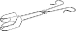 Grilltång & charktång, rostfritt, 31 cm