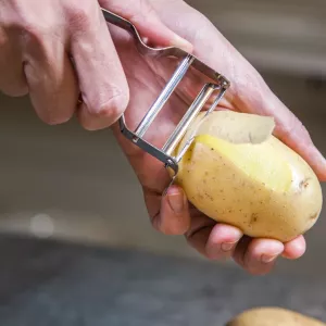 Rotfruktskalare från Exxent av rostfritt stål.