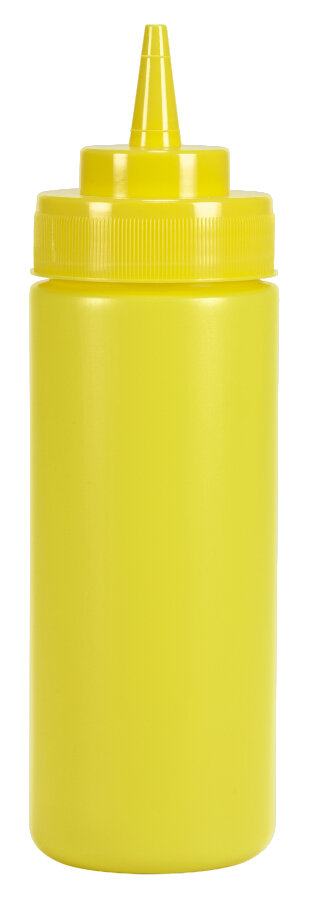 Dressingflaska, 0,34 liter, gul