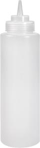 Dressingflaska, transparent plast, 0,95 liter