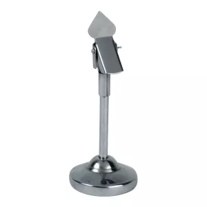 Menyhållare med clips från Exxent av rostfritt stål.