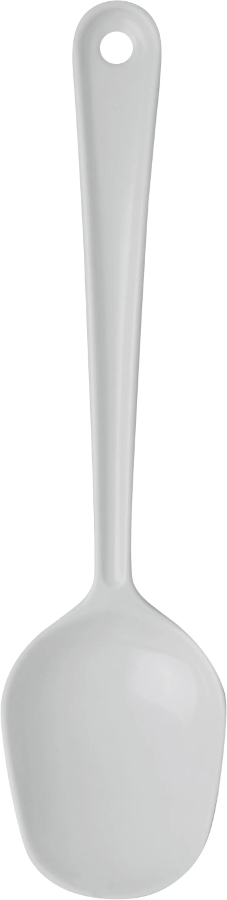 Serveringssked melamin 29 cm vit