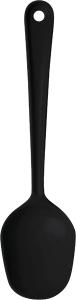 Serveringssked, melamin, 29 cm, svart